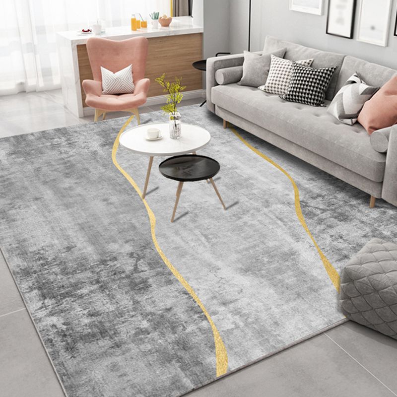 Modern tapijt trendy abstract patroon tapijt polyester vlekbestendig gebied tapijt voor woonkamer