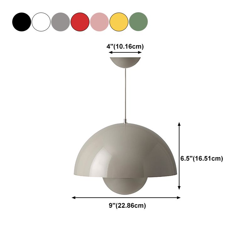 Noordse knopvorm hanglamp licht metaal kleurrijke hangende hanger voor woonkamer