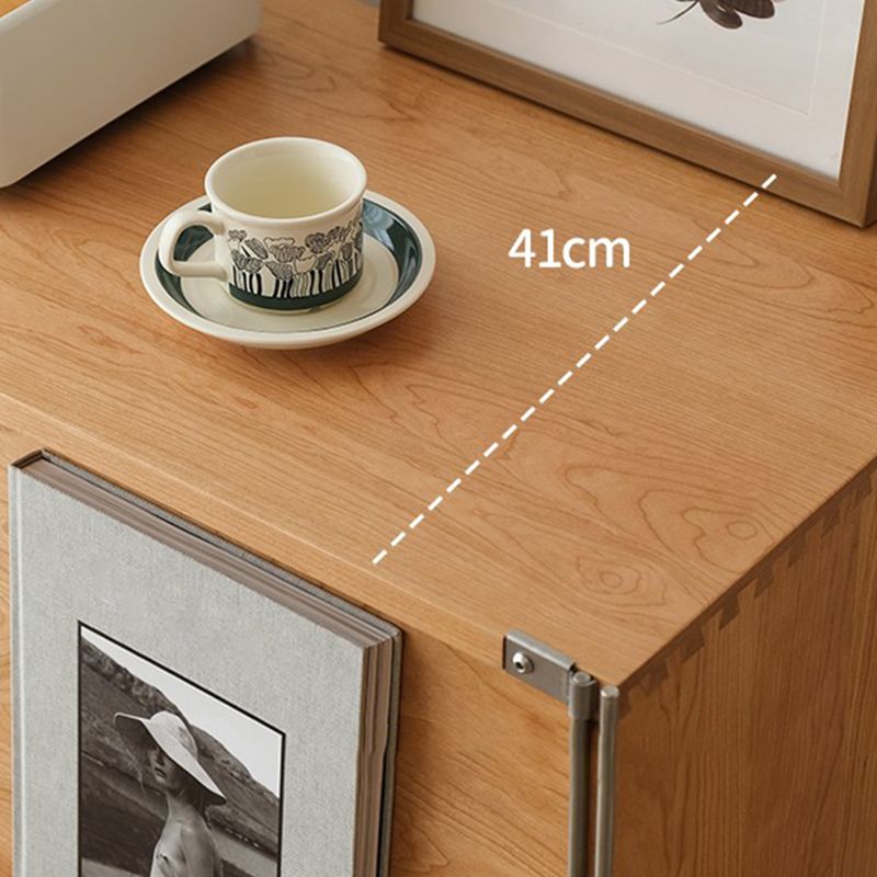 1 Door Storage Cabinet, Modern Rectangular Wooden Cabinet, 35.4"W x 16.9"L x 34.8"H