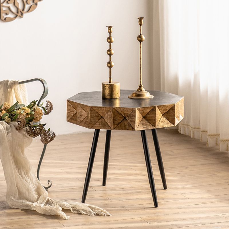 French Country Side Table Fully Assembled Accent Side Table for Bedroom