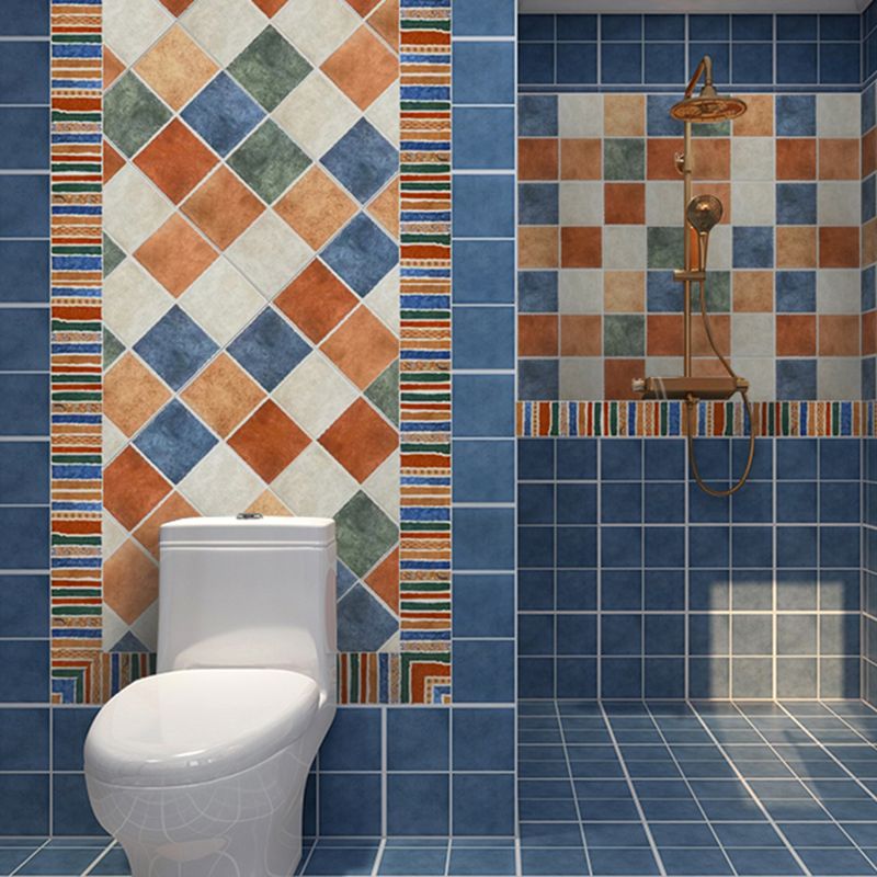 Square Colours Tile Engineered Stone Singular Tile for Kitchen