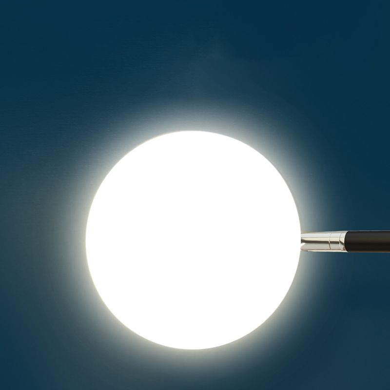 Metal Linear Shape Floor Lights Modern Style 1-Light Floor Mount Light