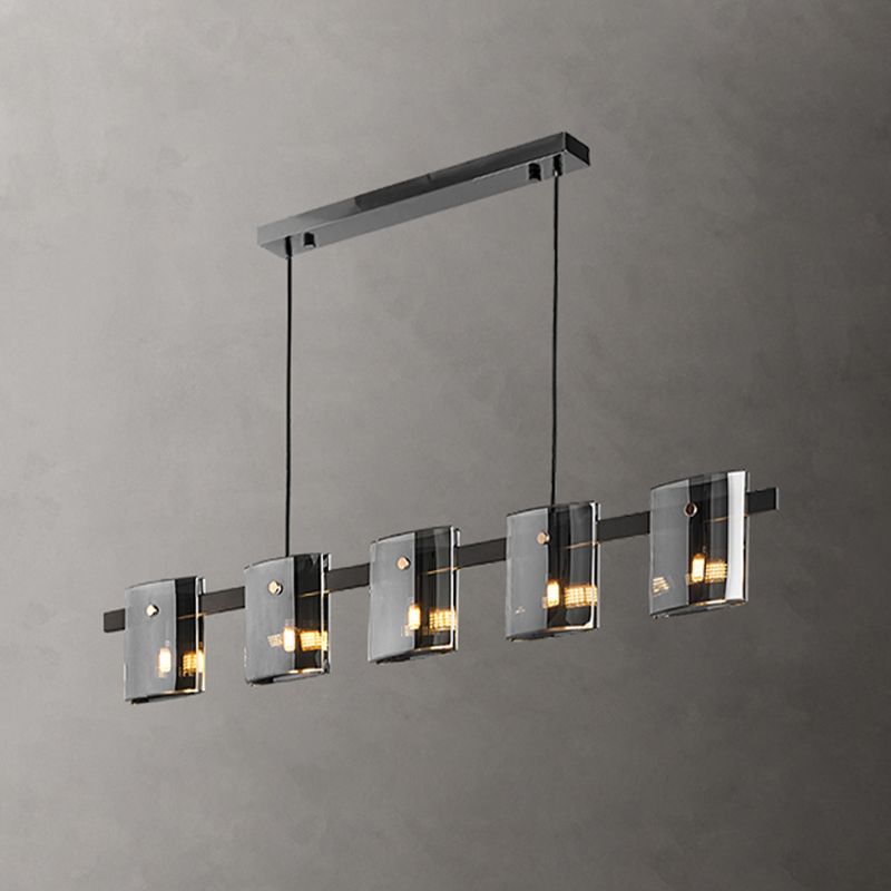 Characteristic Light Luxury Contemporary Style Hanging Island Pendant Light for Dining Room