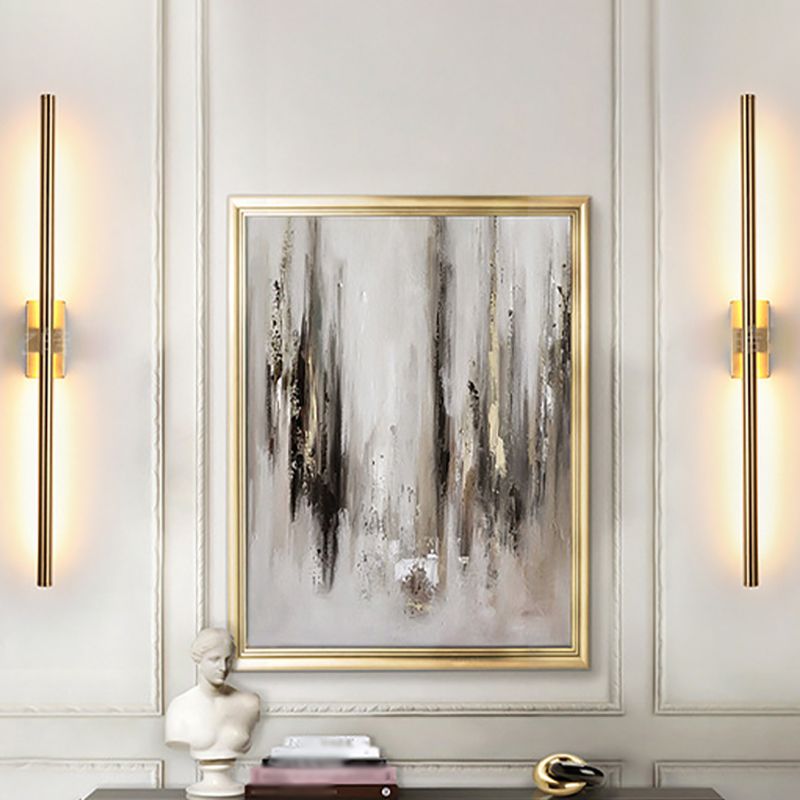 Moderner Stil linearer LED -Wandlampe Metall 1 leichte Wandmontagelampen für Wohnzimmer