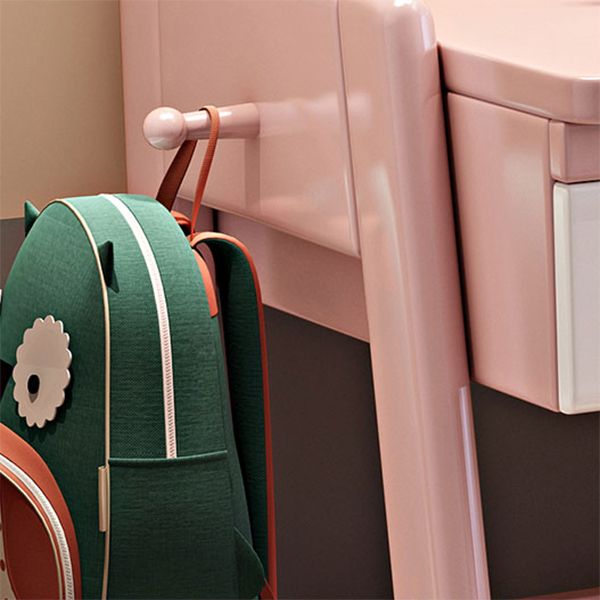 Writing Desk with Storage Drawer Solid Wood Multifunctional Lifting Home Study Desk