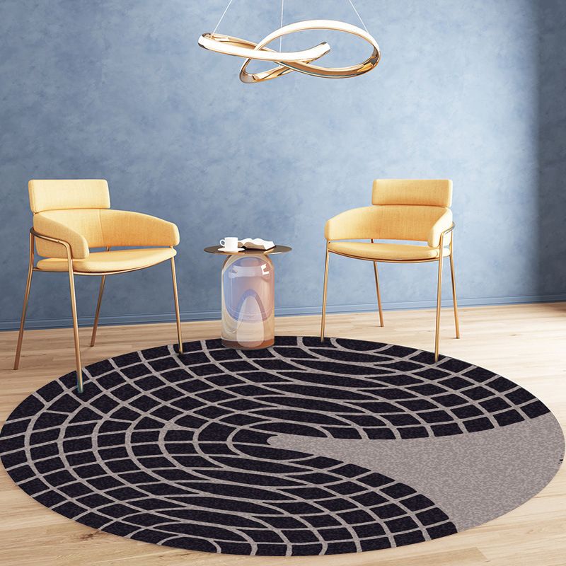 Artistical Modern Rug Pink Graphic Rug Stain Resistant Rug for Home Decor