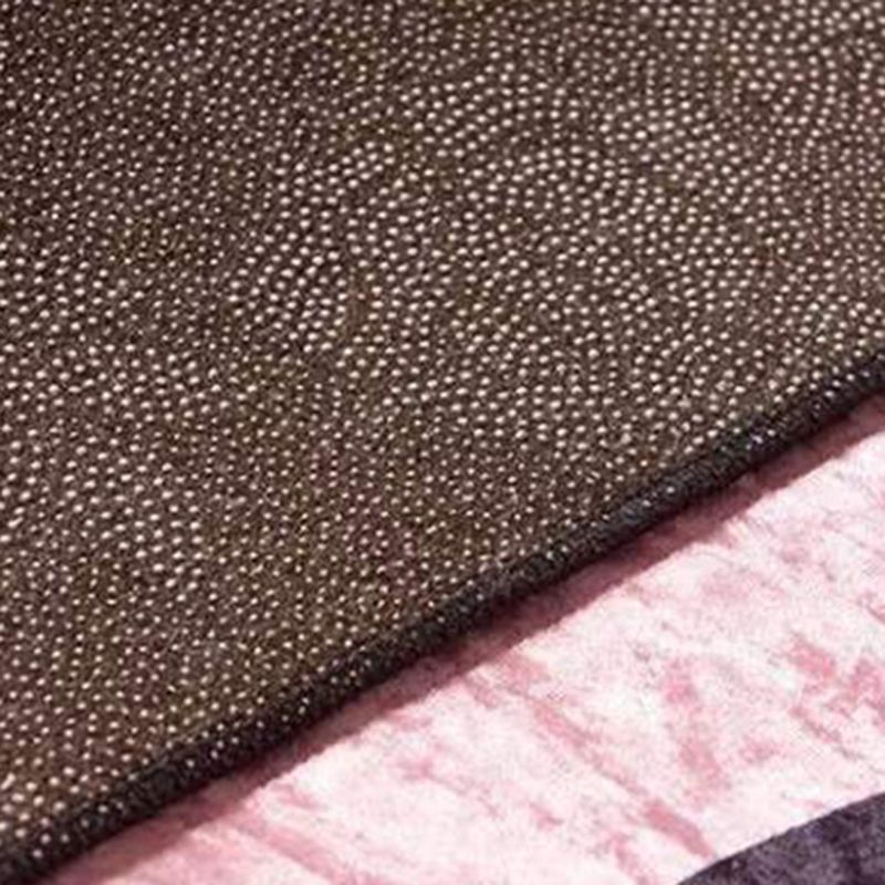 Gray Feather Carpet Polyester Modern Carpet Non-Slip Backing Carpet for Home Decor