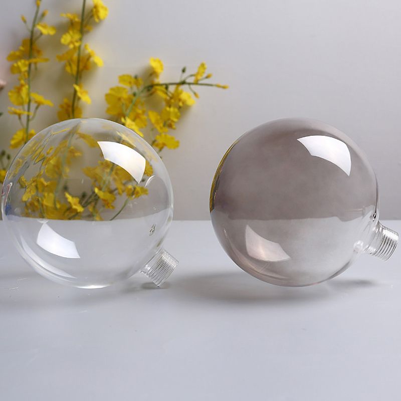 Modern Style Clear Glass Ball Chandelier Light Simplicity Multi Lights Suspension Lamp for Dining Room