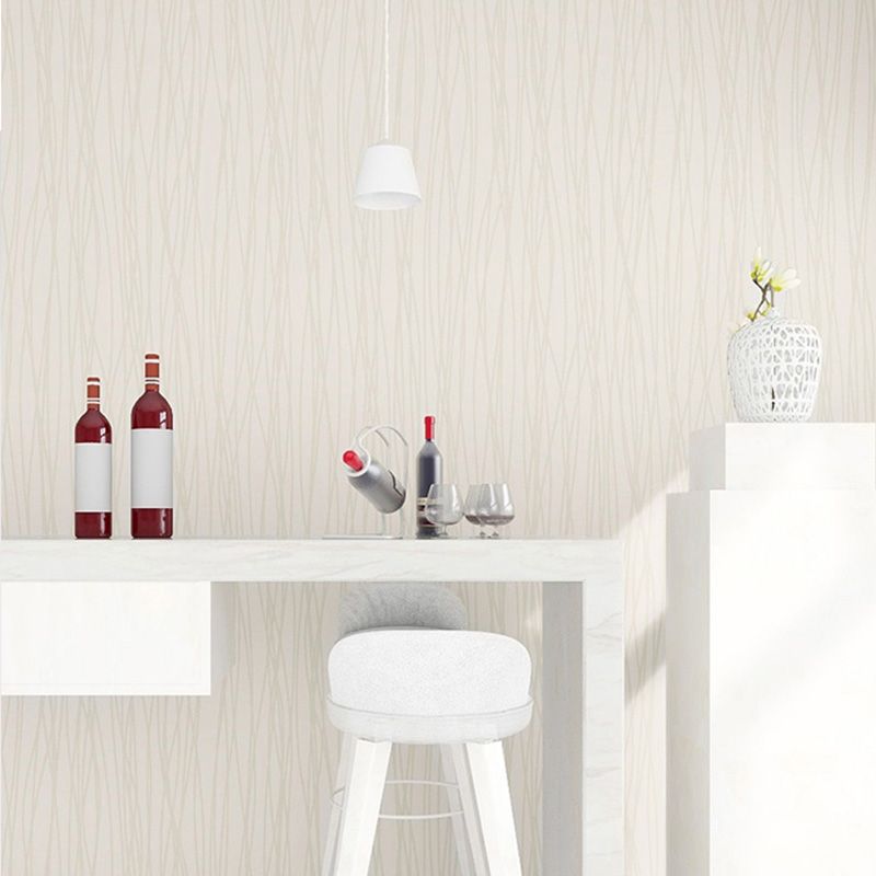 Simple Multi Colored PVC Wallpaper Roll Textured Plain Patterned Self-Adhesive Wall Decor