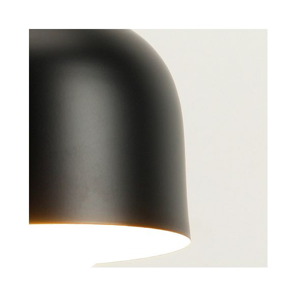 Modern Style Domed Pendant Light Single Head Aluminium Hanging Light for Restaurant Foyer