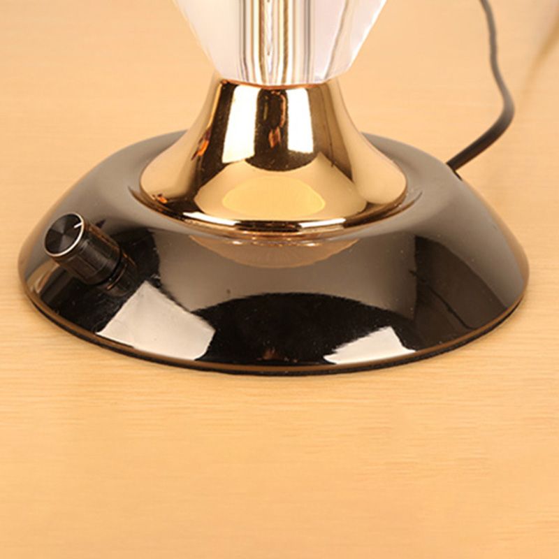 Ultra-moderne Einfachheit Domtisch Lampe weiße Glas Nachttisch-Lampe für Schlafzimmer