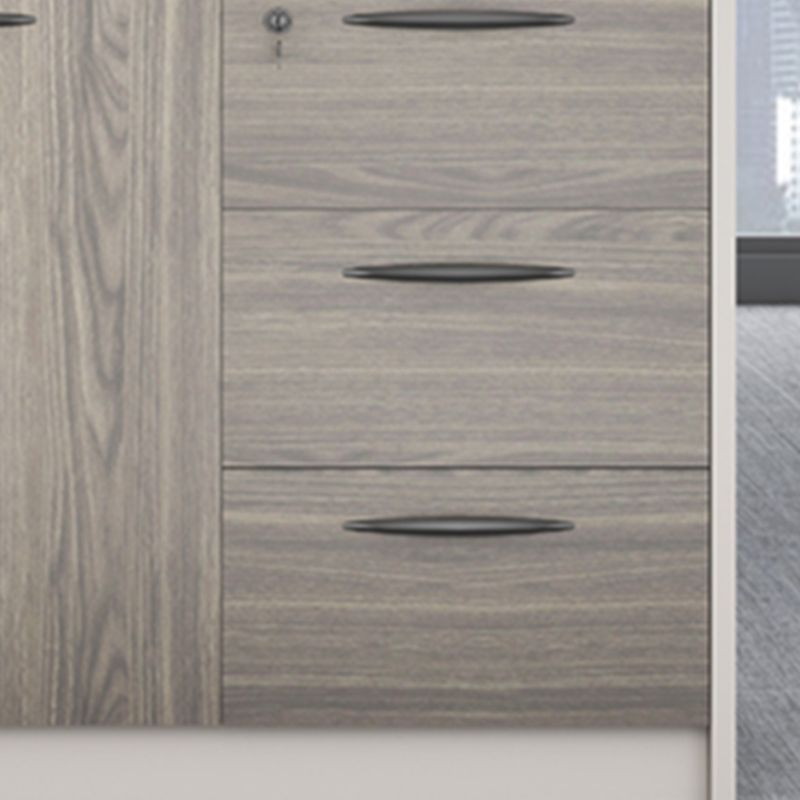 Medieval Modern Cabinet Steel Wooden Frame Storage File Cabinet