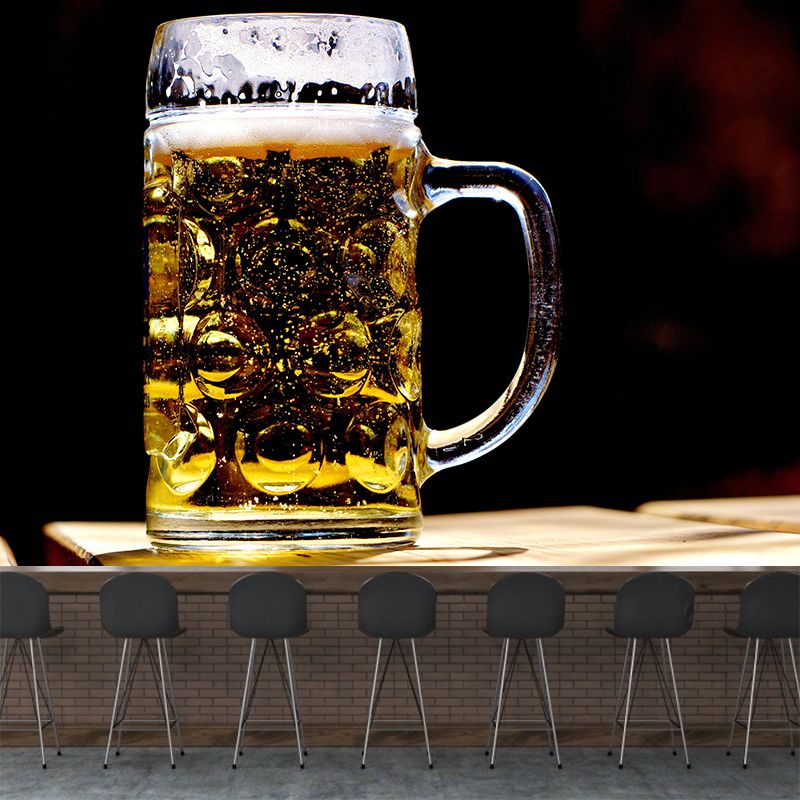 Beer Mural Wallpaper Contemporary Photography Commercial Use Wall Covering