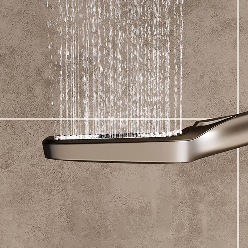 Modern Style Shower System Spot Resist Wall Mounted Rain Shower System