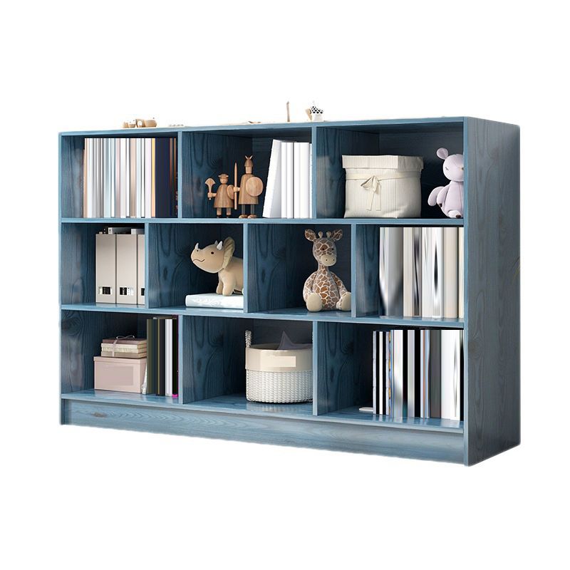 Scandinavian Engineered Wood Bookshelf Standard Bookcase with Shelves
