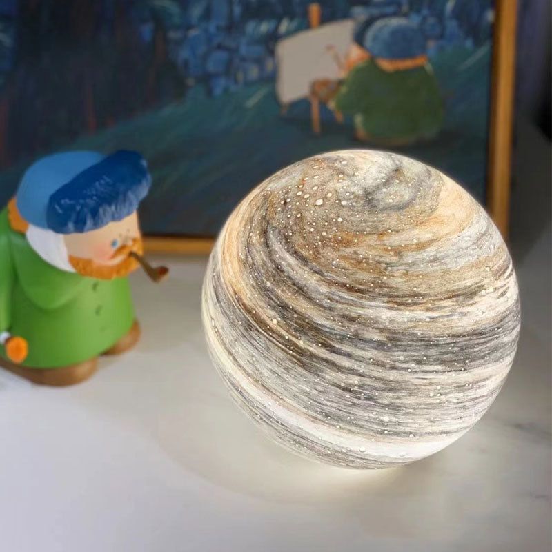 Lampe de table de style moderne 1 lumière de bureau simple avec une teinte en verre pour le salon