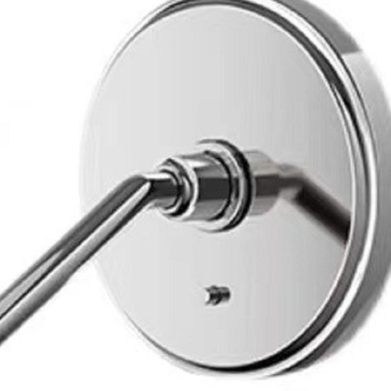 Modern Metal Wall Lamp 1-Light Wall Mount Lamp with Glass Shade for Bedroom