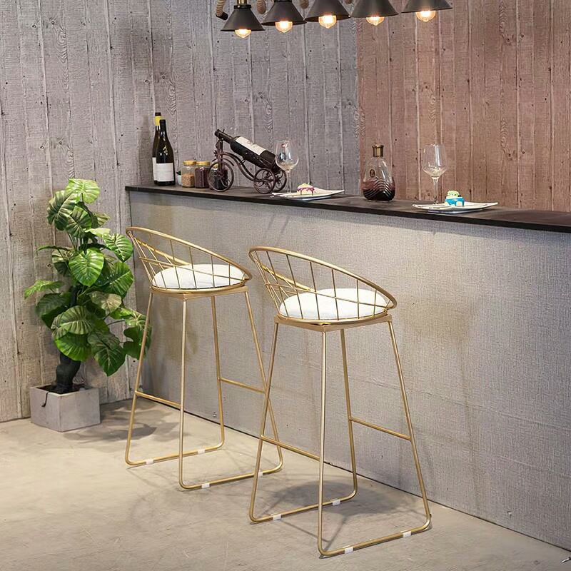 Contemporary Round Pub Table Set with Metal Stools 1/3/5 Pieces Pine Wood Top Bar Set