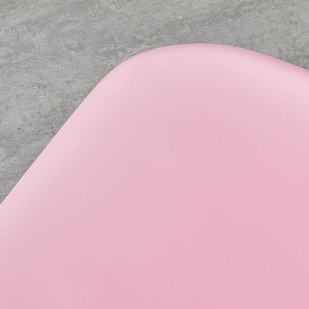 Chaise de salle à manger de style contemporain Solid Single Dining Dining Fermless Fix avec des jambes en bois