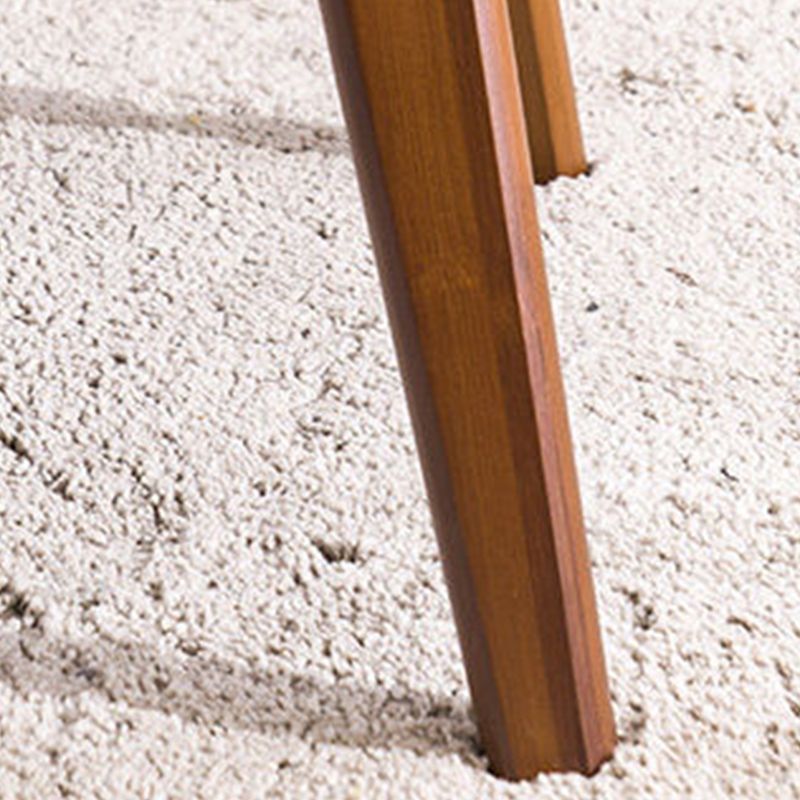 Nordic Style Rectangular Solid Wood Table 4 Legs Base Coffee Table