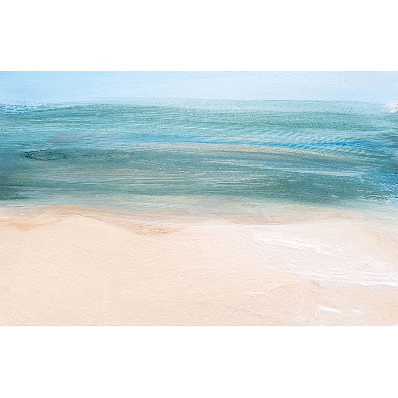 Whole Fresh Wall Murals for Living Room Natural Beach and Sea, Customized Size Available