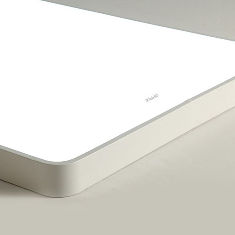 Montaje de LED de color cuadrado moderno 1-Luz de techo de acrílico ligero para oficina