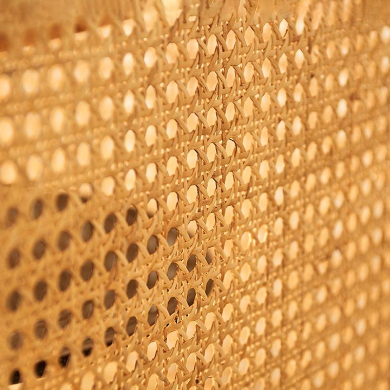 Modern Closed Back Natural Shelf Bookcase Bamboo Shelves Included Shelf for Bedroom