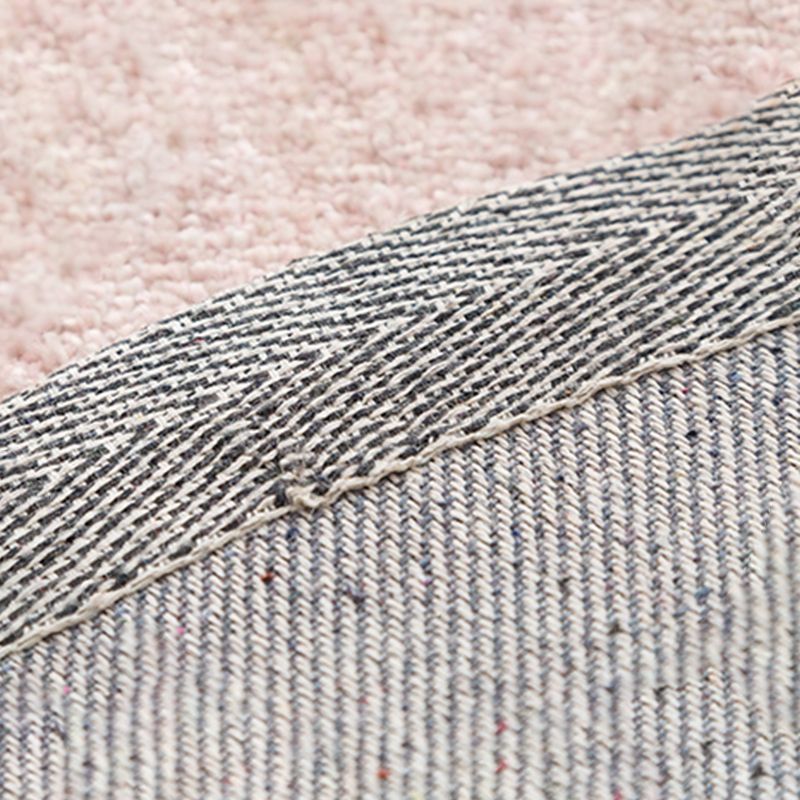 Tapis moderne à blocs de couleurs, en Polyester, rose, facile d'entretien, lavable, pour la décoration de la maison