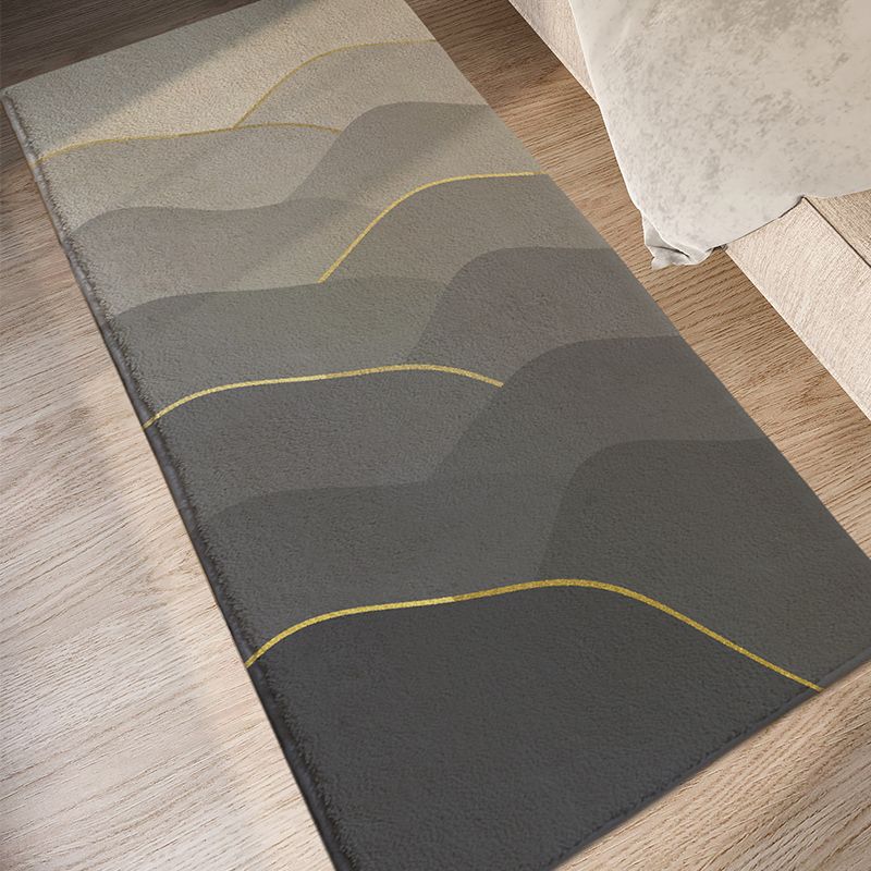 Chique grijs modern tapijt geometrisch patroon polyester gebied tapijt gemakkelijke verzorging tapijt voor woningdecoratie