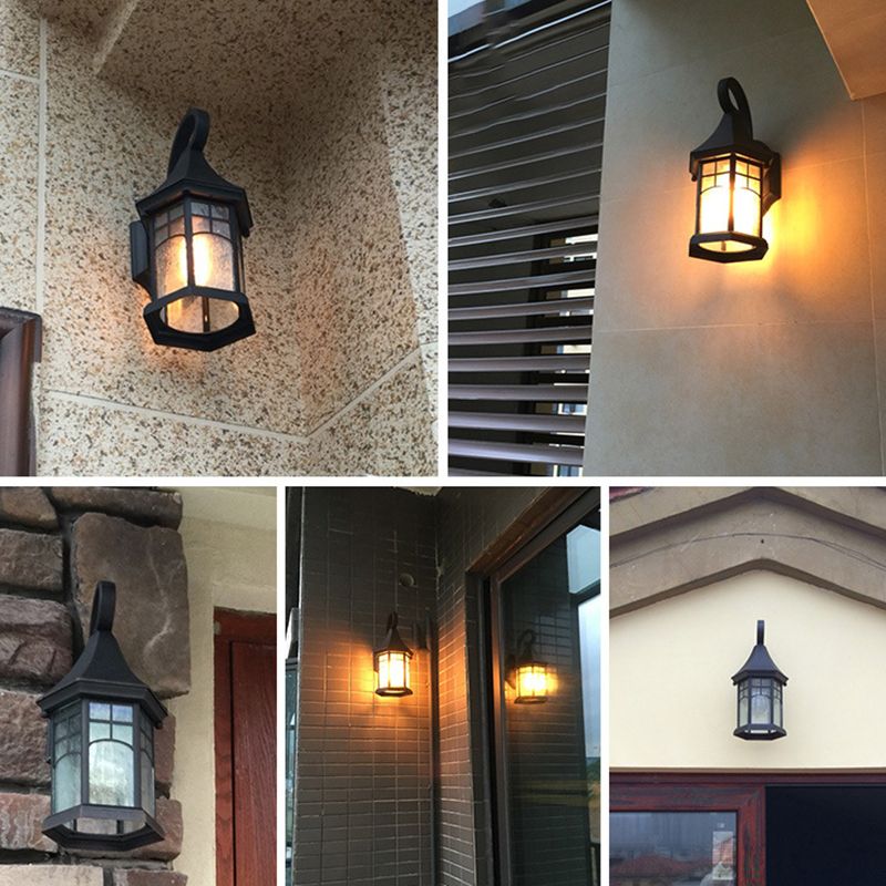 Vintage Wall Sconce Waterproof Outdoor Sconce Light Fixture with Aluminium