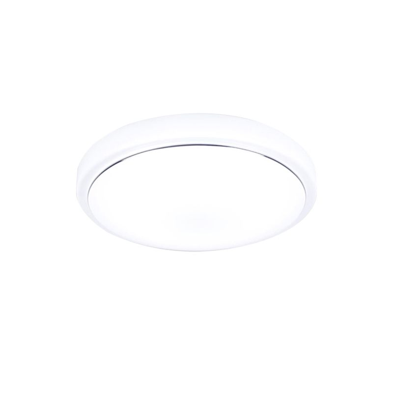 Goud/Zilver Drum Plafondinbouw Eenvoudige Metalen LED Inbouwlamp met Acryl Schaduw voor Gang in Warm/Wit, 7,5"/9"/12" Dia