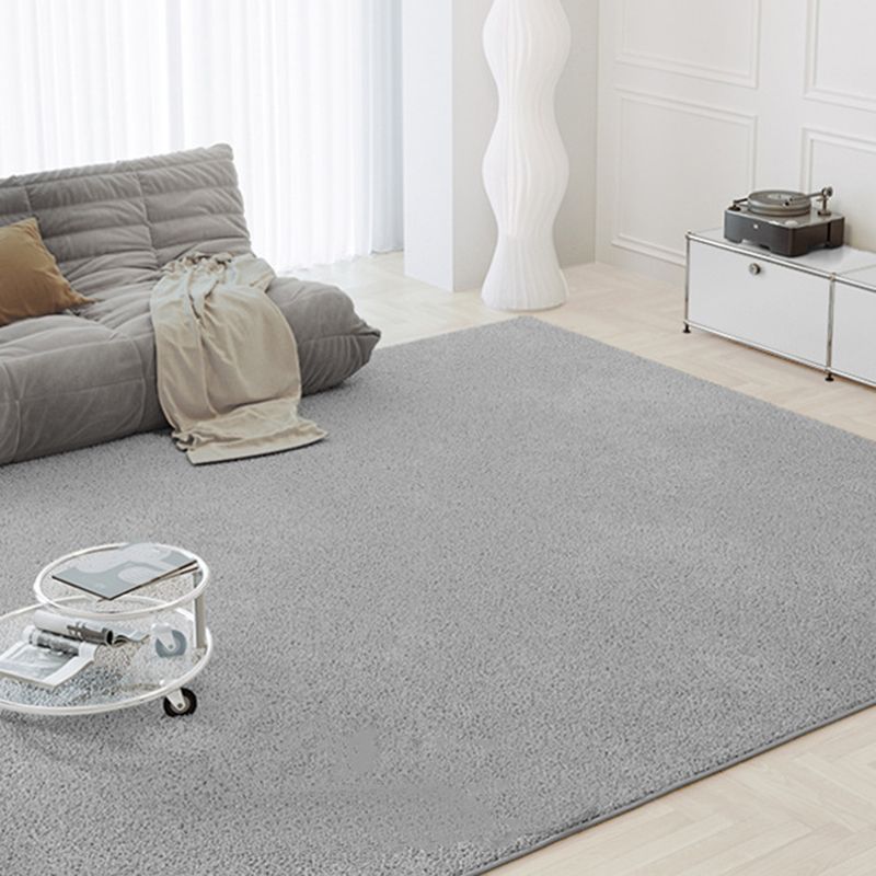 Light Purple Modern Rug Blending Solid Color Rug Non-Slip Backing Rug for Home Decor