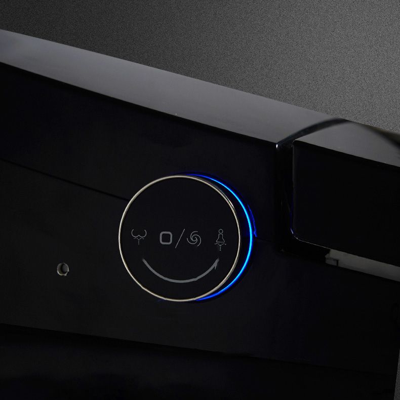 Concealed Tank Toilet Floor Mount Heated Seat One-Piece Toilet with Slow Close Seat