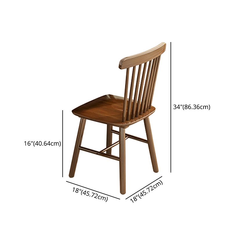 Modern Style Solid Wood Dining Set with Standard Height Table and 4 Legs Base for Home Use