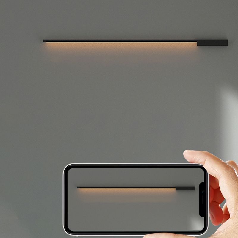 Nordic Style LED Vanity Light Iron Strip Shape Vanity Lamp for Shower Room