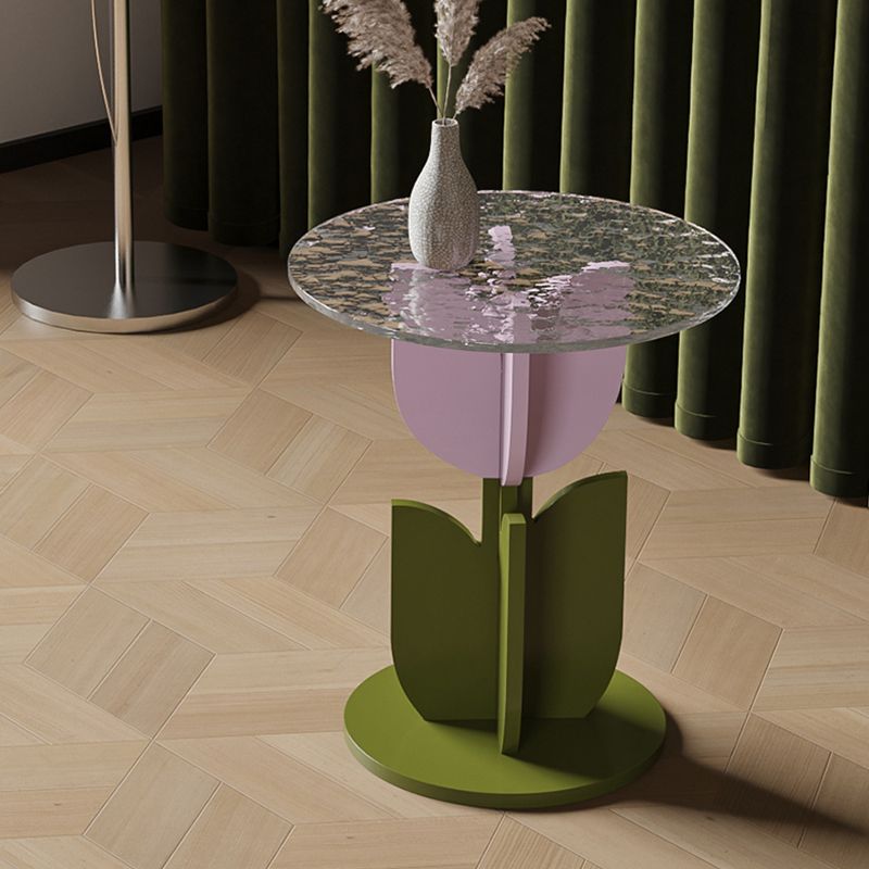 Nordic Round/Geometric Coffee Table Wooden Coffee or End Table