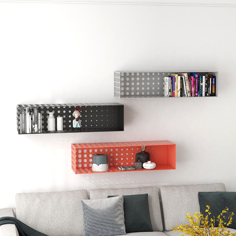 39.3"L Modern Style Bookcase Wall Mounted Closed Back Bookshelf for Home Office
