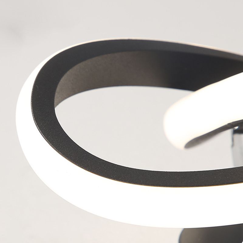 Modern Minimalism LED Ceiling Lighting Metal Geometric Frame Semi Flush Mount Lighting for Hallway