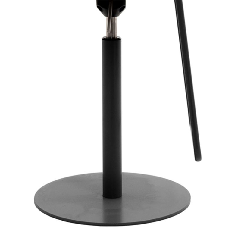 Glam Style Armless Counter Stool Leather Saddle Seat Bar Stool for Indoor