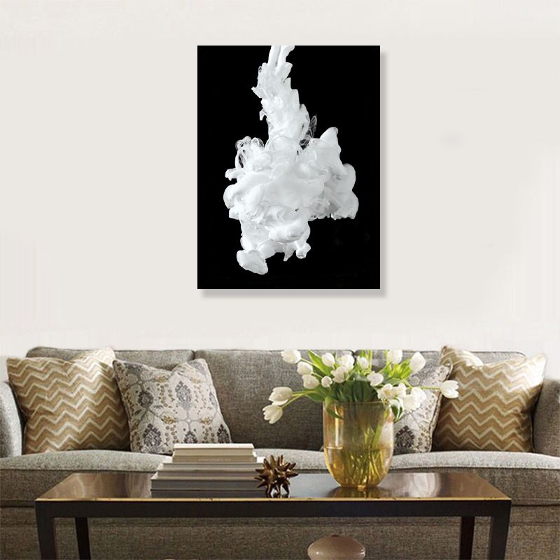 Pastel Color Contemporary Canvas Print Abstract Pattern Wall Art Decor for Parlour