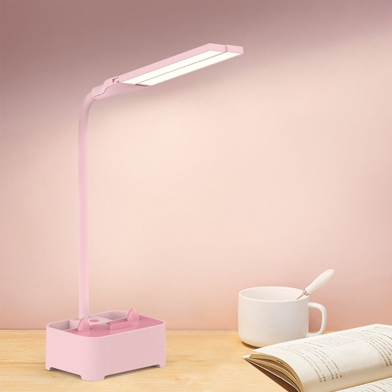 Lampade da comodino rettangolo Modern Plastica a 2 lampade da tavolo da notte leggera