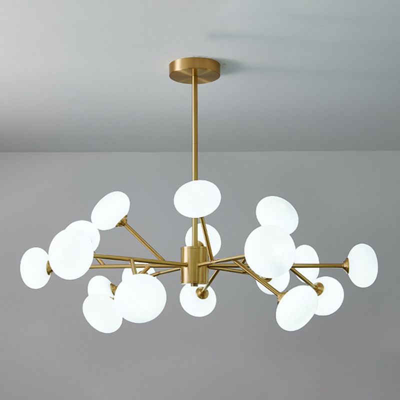 Lampadario in rame in rame a sospeso contemporaneo