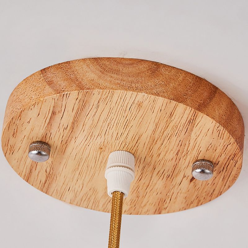 Nordic Style Pendant Ceiling Light Wood Living Room Hanging Light Fixture