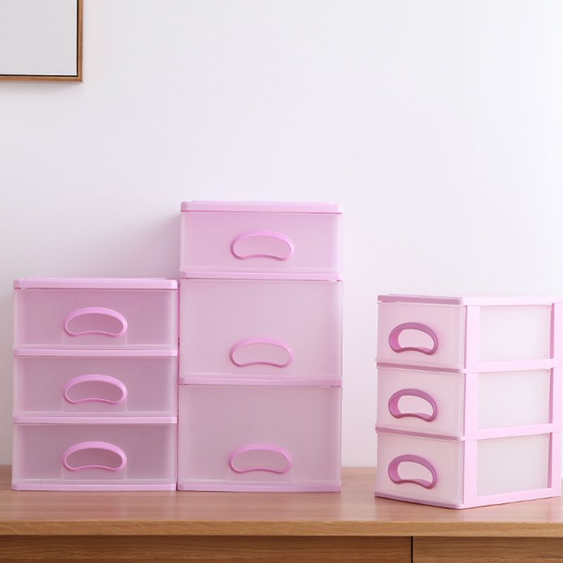 Drawers Filing Cabinet Contrast Color Plastic Vertical Filing Cabinet