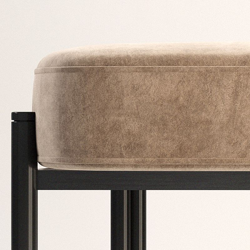 Upholstered Dining Room Chair Modern Open Back Dining Side Chair