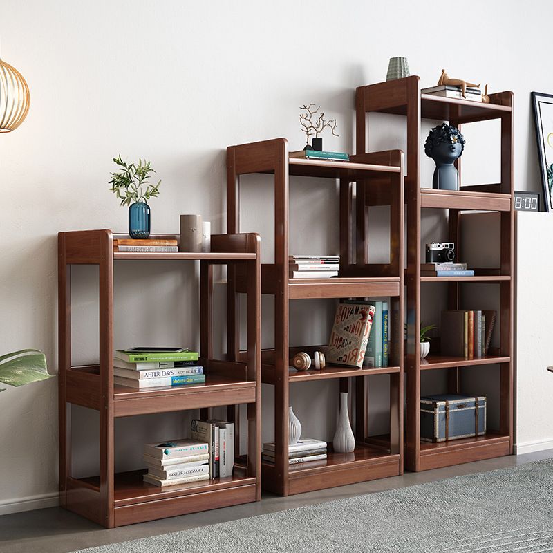 Open Shelf Storage and Display Shelves Bookcase Modern Wooden Bookshelf for Living Room