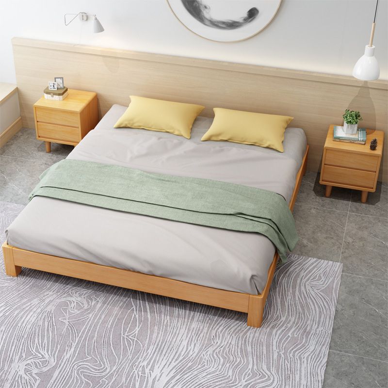 Modern Bed Frame Mattress Included Bed with Custom Four Legs