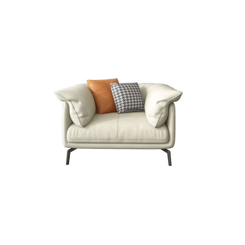 Pillow Arms Cushion Back Contemporary Stain-Resistant Storage Sofa