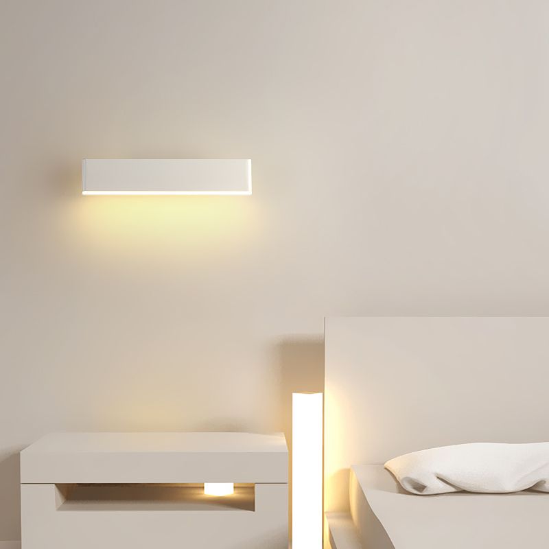 Lámpara de pared giratoria de aluminio LED moderna de moda moderna con tono acrílico