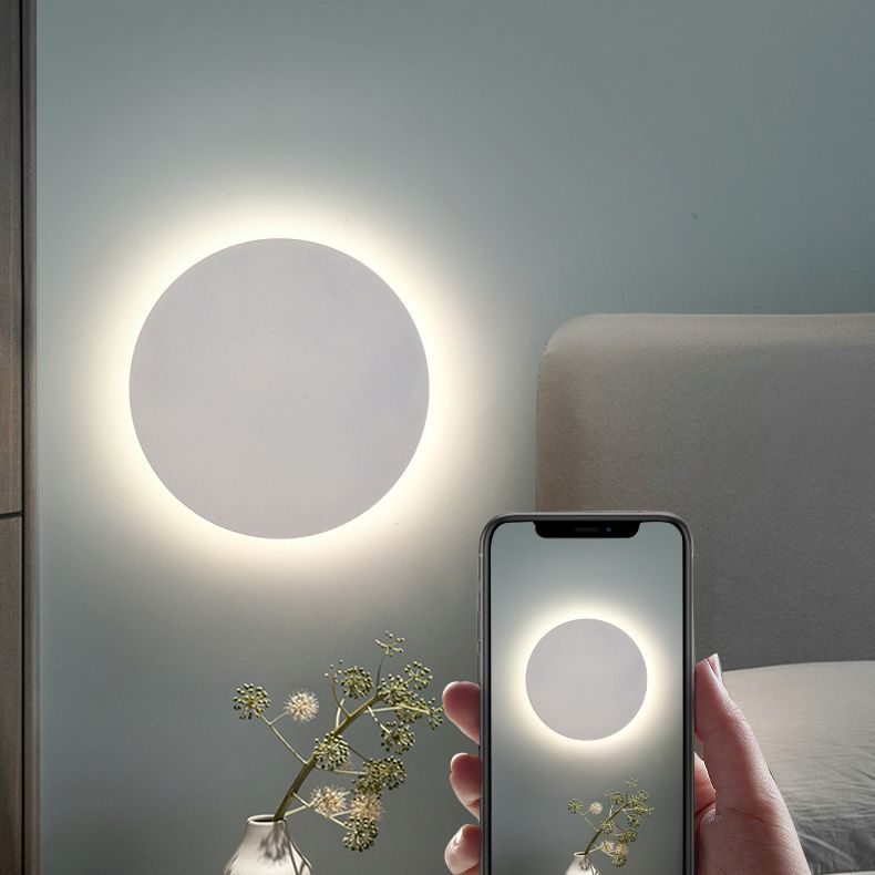 Goldene metallwandmontierte Leuchte moderne Stil kreisförmiger 1 Lichtwandleuchte